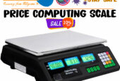 Accurate price computing table top scale with fruit pan