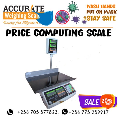 precise price computing scale with 24/7/365 days operation