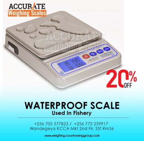 IP68 bench scale 15 kg x 5g with stainless steel housing