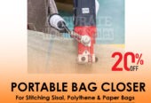 needle thread double lock chain stitch bag closing machine