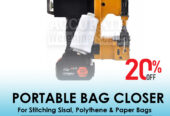 needle thread double lock chain stitch bag closing machine