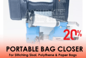 versatile small volume bagging Sewing machine System