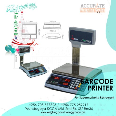 15Kg Electronic Barcode Label Printing Scale in Kampala