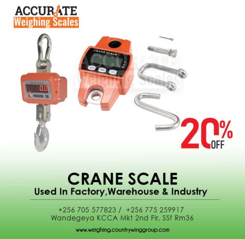Easy to operate huge and heavy-duty crane scales in
