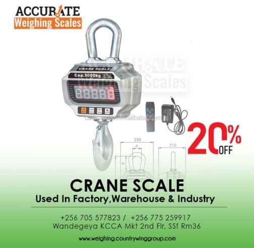 Approved crane weighing scales at supplier shop Wandegey