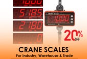 300kg LCD Butchers Mini Crane hanging Meat Scale