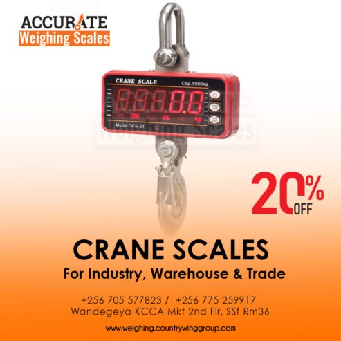 Crane scales made of hardened steel housing for harsh places