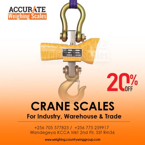 Rugged structure crane hanging scales from suppliers Wan