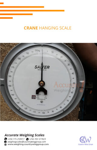 Clocklike hanging scales with best measurements