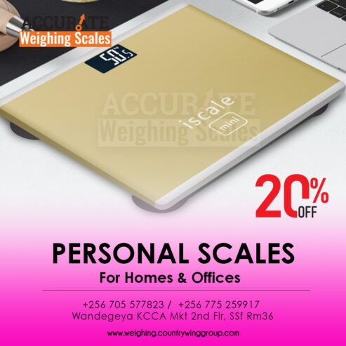 Get bathroom weighing scales to correctly weigh yourself