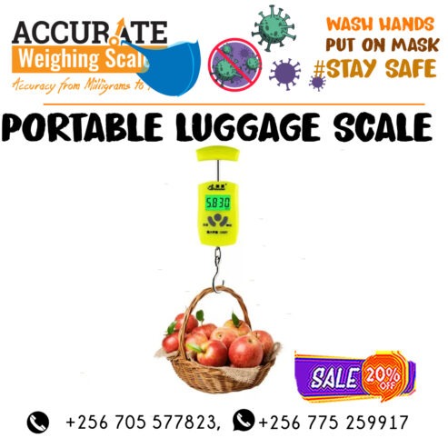 rubber handle Hook Smile Face luggage weighing scales