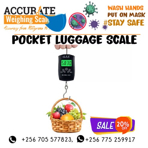 50 KG weighing handheld Luggage Scale for hanging