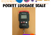 pocket Luggage Scales 50Kgx10g LCD digital display