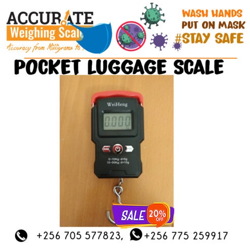 pocket Luggage Scales 50Kgx10g LCD digital display