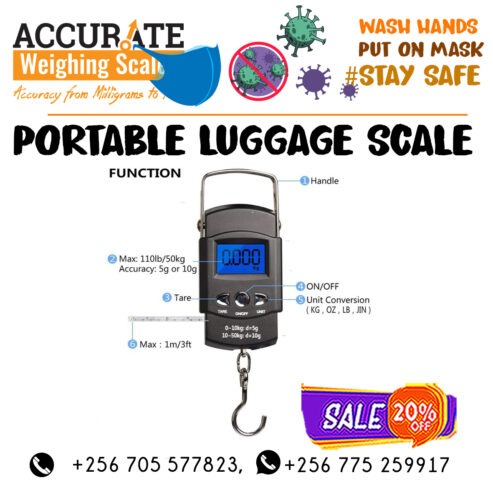 Portable Suitcase Luggage Scale digital weighing type