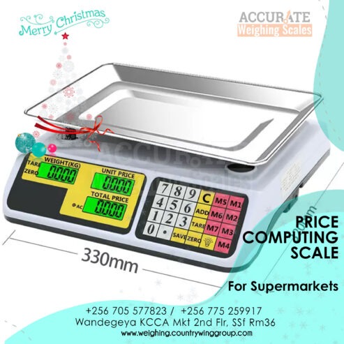 Price computing scale with money change function