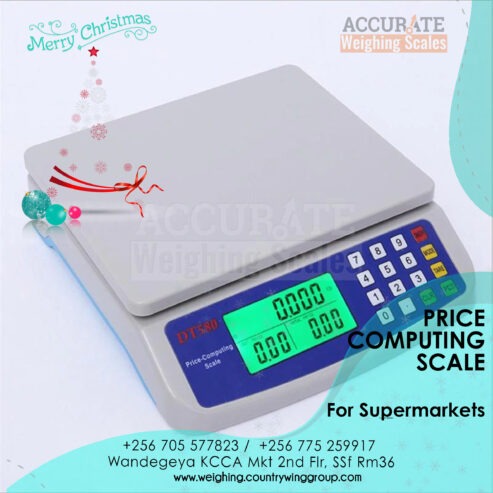 Price computing scale with Aluminum load cell supporter
