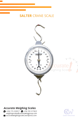Waterproof made-clocklike dial mechanical hanging scales