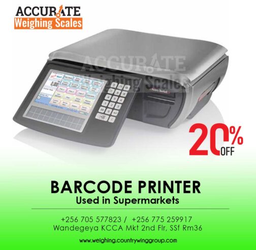 barcode printer table top scale with automatic printing