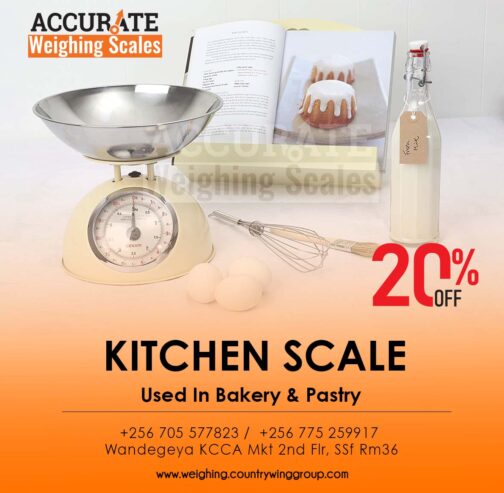 Mechanical dial portable kitchen weighing scales