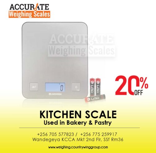 Stainless-steel digital kitchen weighing scales Wandegeya