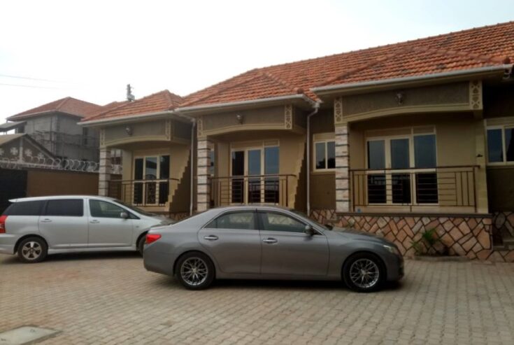 Brand new double houses for rent in Kyanja