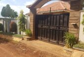 Three bedroomed house two roomed boy’s quarters