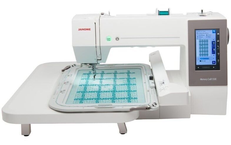 Janome Memory Craft 550E Embroidery Machine new