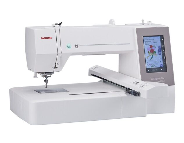 Janome Memory Craft 550E Embroidery Machine new