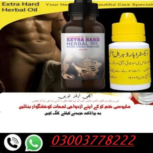 Extra Hard Herbal Power Oil In Karachi- 03003778222