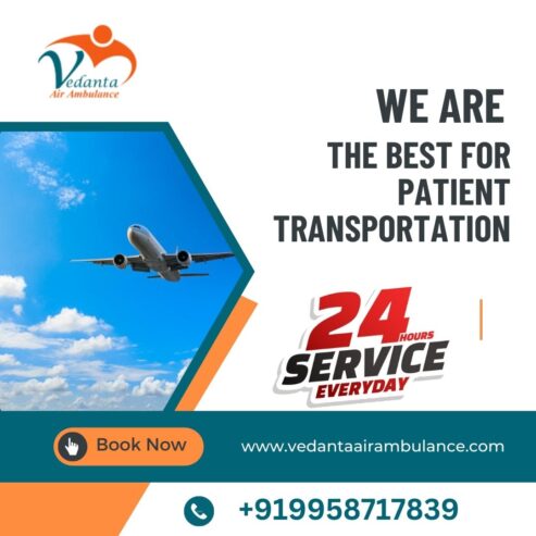 Book Vedanta Air Ambulance in Chennai with Emergency Medical