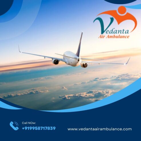 Get Vedanta Air Ambulance in Kolkata with Marvelous Medical