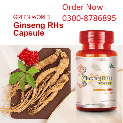 Green World Ginseng RHS Capsule in Pakistan – 03008786895