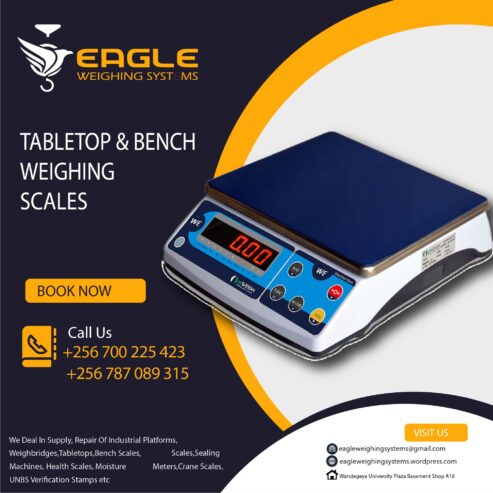Digital tabletop weighing Scales for sale +256 700225423