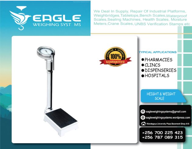 Height and weight scales in Uganda +256 700225423