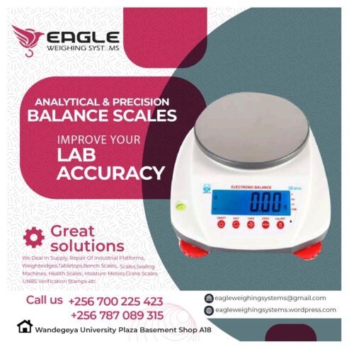 Laboratory Weighing scales service provider +256 787089315