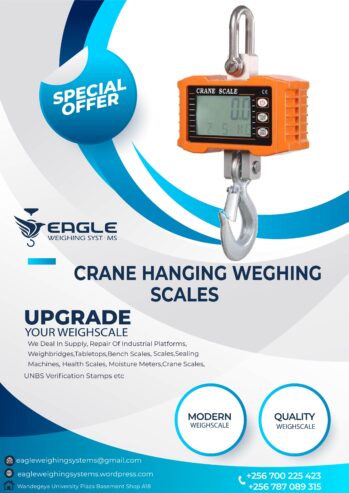 Crane Weighing scales repair in Uganda +256 787089315