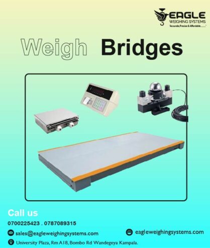 Surface-mounted weighbridges in Uganda +256 700225423