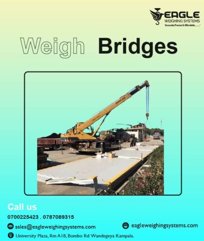 Surface-mounted weighbridges in Uganda +256 700225423