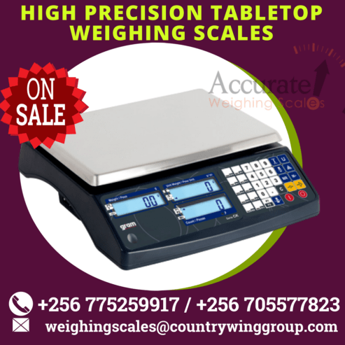 High precision analytical balance with auto internal calibra