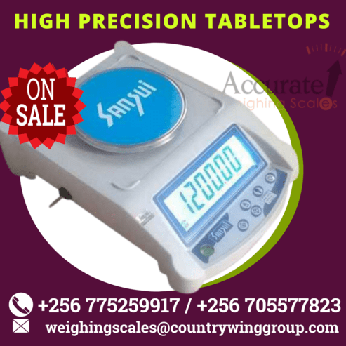 precision analytical balance with a readability ranging