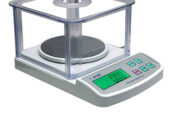 analytical balance with aluminum rear base for laboratory