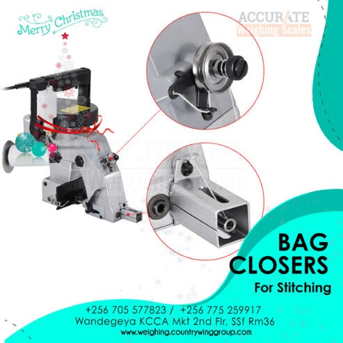 Portable electric sewing bag closure machine in Kampala