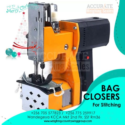 Standard double lock bag closing machine in Kampala