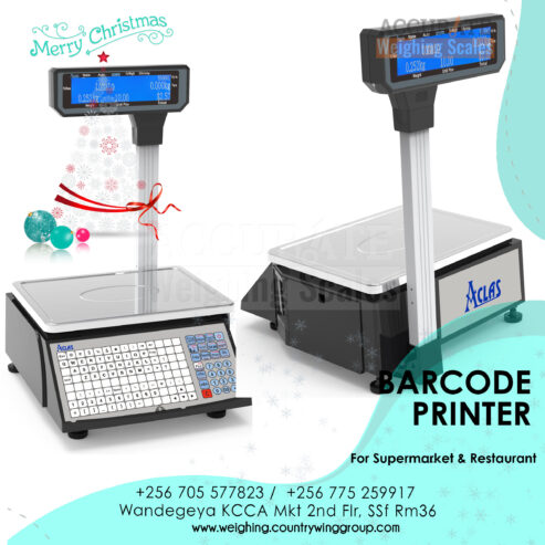 Commercial Digital weighing Barcode Label Scale in Kampala