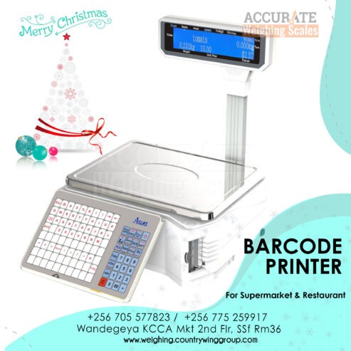 Price of barcode printers table top weighing scales for sale