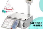 Portable barcode printing scale used in mini supermarket