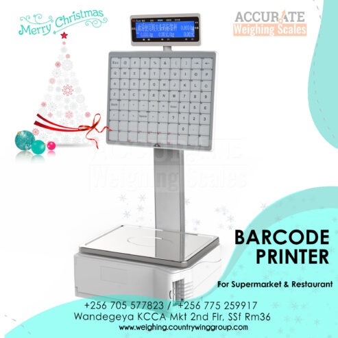 supermarket printer scale with editable barcode formats