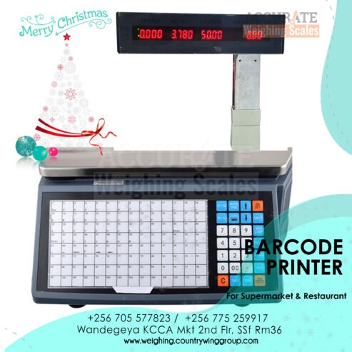 Barcode Supermarket Receipt Printing Scales in Kampala