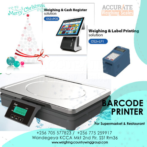 Barcode Supermarket Receipt Printing Scales in Kampala